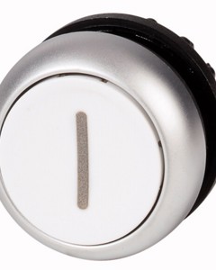 Push button front M22 start I white M22-D-W-X1